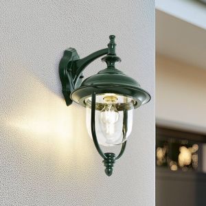 Applique d'ext&eacute;rieur Lindby Clint, verte, down, IP44