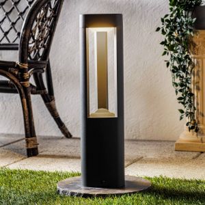 Lucande lampe pour socle LED Pirron,  50 cm, triangulaire, IP54