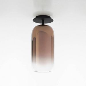 Artemide Gople Mini plafonnier, bronze/noir