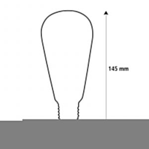 Segula LED Fire Flame Line E27 1W Rustika fum&eacute;e 1800K D&eacute;coration