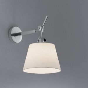 Applique murale design Artemide Tolomeo 18 Diffusore, blanc/aluminium