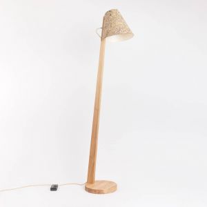 Almut von Wildheim ALMUT 1411 lampadaire courbé Ø30cm foin prés