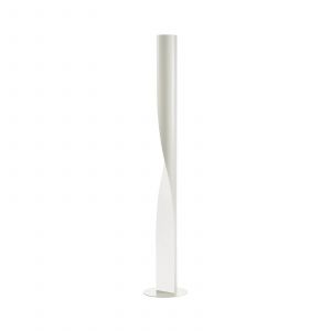 kdln Lampe sur pied Evita, blanc, hauteur 190 cm, variateur d'intensité