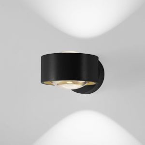 Egger Licht Egger Applique murale LED Clippo Optic, noir/or, DTW, up/down
