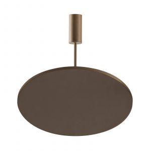 OLEV Plafonnier LED FLUENTIS, brun, Ø 54 cm métal 2 700 K