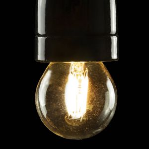 SEGULA LED E27 3W Balle de golf 24V DC filament clair 927 &agrave; intensit&eacute;