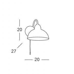 austrolux Kolarz Applique murale Nonna &Oslash; 20 cm Fleur dor&eacute;e Bord ondul&eacute;