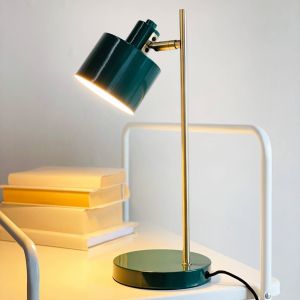 Lampe de table Dyberg Larsen Ocean, vert foncé, hauteur 43 cm