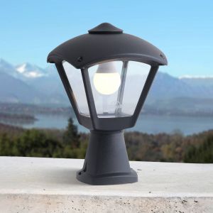 Fumagalli Luminaire pour socle Mididisma/Dario, noir, diffuseur transparent