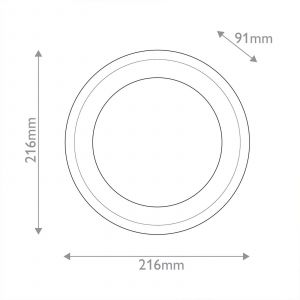 Quintiesse Applique murale LED ALONSO, bronze, &Oslash; 22 cm, m&eacute;tal/verre/alb&acirc;tre