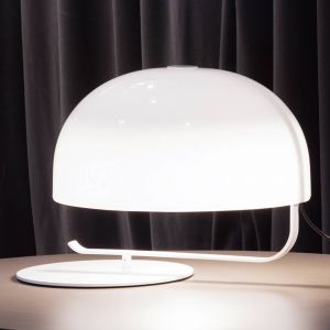 Oluce Zanuso - Lampe à poser rétro en blanc