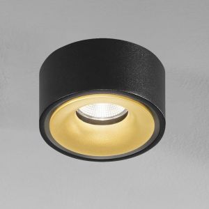 Egger Licht Egger DLS Spot encastr&eacute; LED Clippo EP, noir-or 3.000K