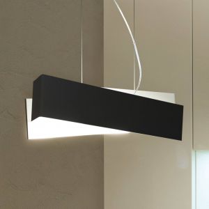 Linea Light Suspension Zig Zag noir et blanc