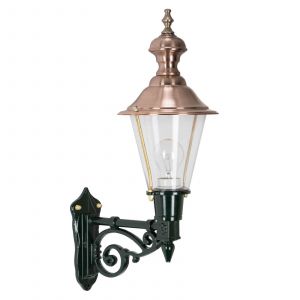 K.S. Verlichting Applique d'extérieur nostalgique Edam M, vert/cuivre