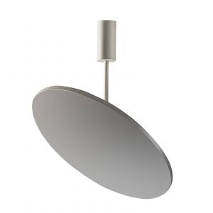 OLEV Plafonnier LED FLUENTIS, titane, Ø 54 cm métal 2 700 K