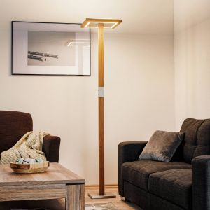 HerzBlut Otto O lampadaire LED chêne naturel