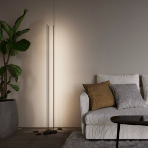 Wever & Ducr&eacute; Lighting WEVER & DUCR&Eacute; Lampadaire LED Finlin noir 2 700 K Variateur d'intensit&eacute;