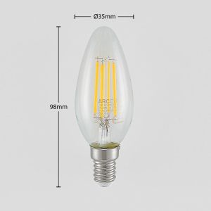 Arcchio Ampoule LED &agrave; filament E14 4&nbsp;W 827 3-step-dim x2