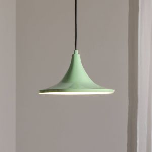 ROYALTECH Suspension Genisy, vert menthe, Ø 31 cm, métal, E27