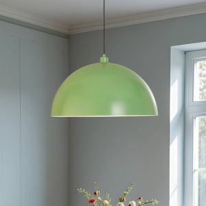 Opviq Suspension Kure, vert menthe, m&eacute;tal, &Oslash; 60 cm, E27