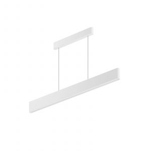 Linea Light Suspension LED Satori, longueur 86,4 cm, blanc, 2.700 K, aluminium