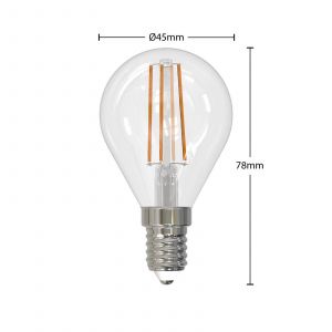 Arcchio Ampoule LED à fil E14 4 W 2 700 K goutte dim x3