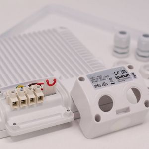 Theben Projecteur d'extérieur LED theLeda B50L blanc Aluminium 5.000 K