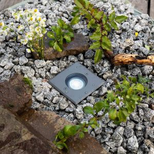 EVN Talpa Luminaire encastré dans le sol GU10 acier inoxydable angulaire