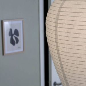 Suspension PR Home Verona, blanche, Ø 35 cm, tissu, E27-LED