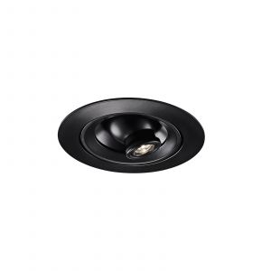 Egger Licht Egger DLS Spot encastr&eacute; LED Riga Zooom, rond, noir, 2700K