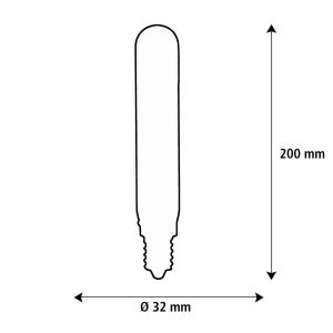 SEGULA LED Elegant Line E27 3W Tube 2 700 K Filament &agrave; intensit&eacute; variable