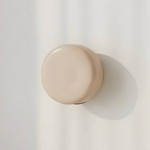 ALDEX Applique murale BonBon, beige, &Oslash; 16 cm, verre