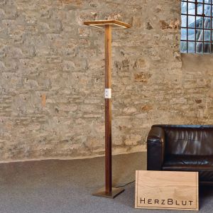 HerzBlut Otto O lampadaire LED noyer