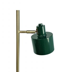 Dyberg Larsen Lampadaire Ocean, vert foncé, 160 cm, à 2 lampes.