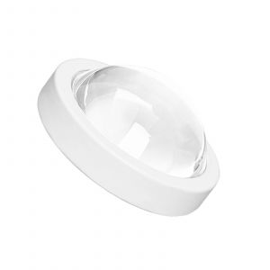 Lindby spot Jyla, blanc, 3.000 K, Ø 13 cm, lentille, aluminium