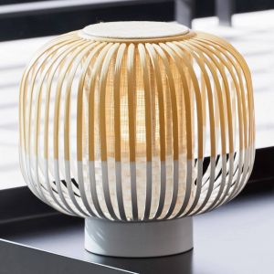 Forestier Bamboo Light S lampe de table 24 cm blanc
