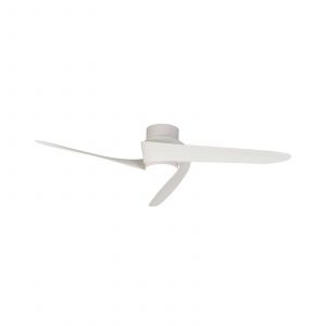 Mantra Iluminación Ventilateur de plafond LED Groenland, blanc, DC silencieux Ø 122 cm CCT