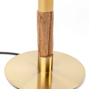 lampe &agrave; poser KARE Twig, vert/dor&eacute;, hauteur 74 cm, E27