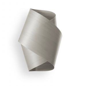 LZF LamPS Applique murale LZF Orbit, grise, largeur 19 cm, bois