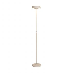 Mantra Iluminación Lampadaire LED Noa II, variateur tactile, acier, blanc