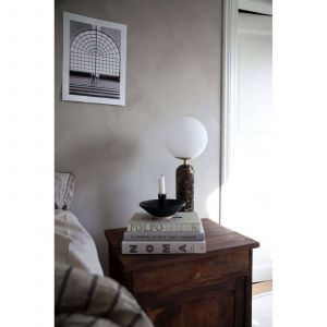 lampe &agrave; poser Globen Lighting Torrano, verte, hauteur 53 cm