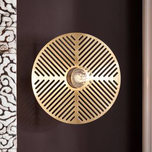 MARKET SET Applique murale Waterlily laiton