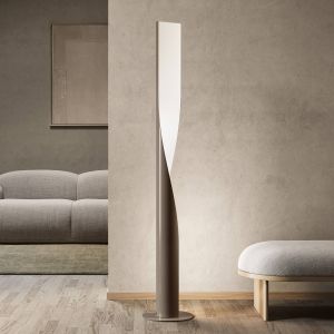 kdln Lampe sur pied Evita, gris tourterelle, hauteur 190 cm, variateur