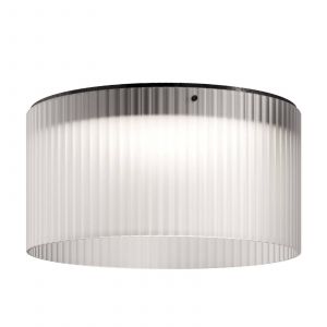 kdln Plafonnier LED Giass, blanc, Ø 50 cm