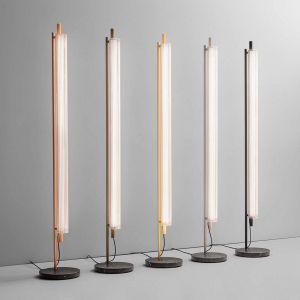 OLEV lampadaire LED TRISEL, titane, métal, 2 700 K, à intensité variable
