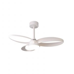 Mantra Iluminación Ventilateur de plafond LED Infinity, blanc, DC silencieux Ø 93 cm CCT