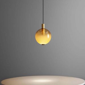 OLEV suspension LED BEAM STICK NUANCE, ambre, Ø 20 cm, 927
