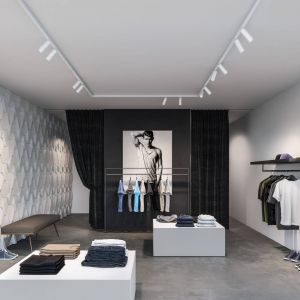 Ribag Vertico spot pour plafond &agrave; 1 lampe 3.000K blanc