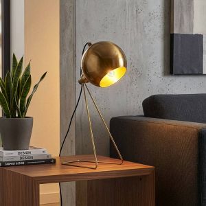 Opviq Lampe &agrave; poser Mixed, laiton, m&eacute;tal, hauteur 45 cm, E14