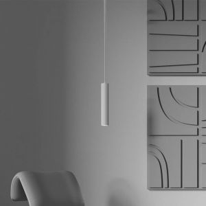 Suspension Maytoni Calipso, blanc, &Oslash; 5,6 cm, aluminium, GU10